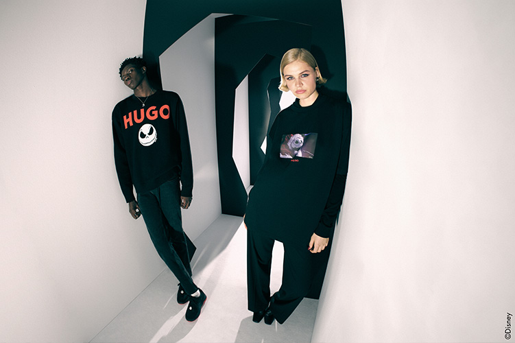 HUGO★X DISNEY’S THE NIGHTMARE BEFORE CHRISTMAS Ｔシャツ Hugo | X Disney's The Nightmare Before Christmas logo T
